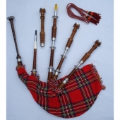 Rosewood Highland Full Size Bagpipe Set
